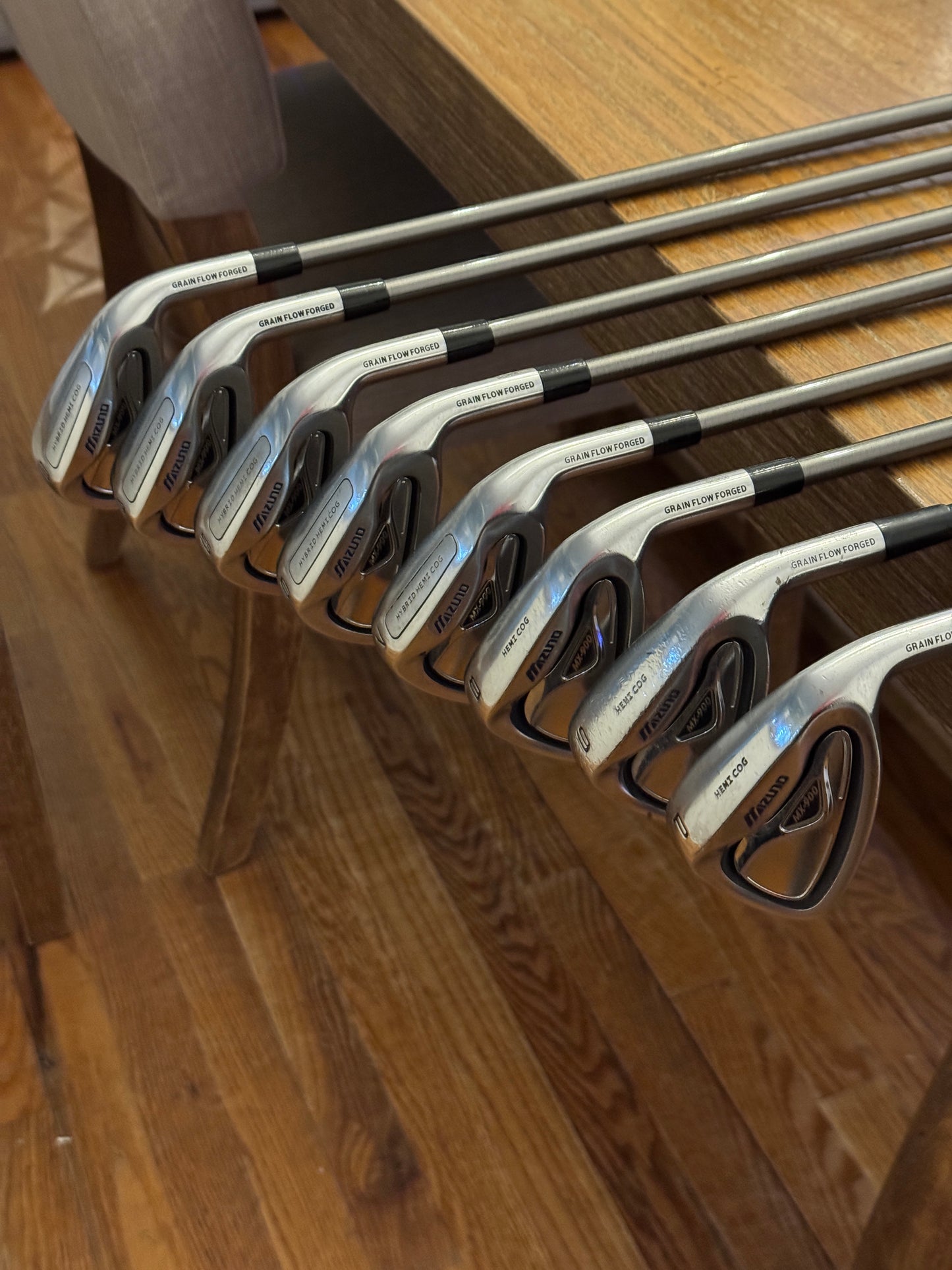 Mizuno MX-900 Iron Set (3-PW) / Steelfiber fc90 f3 shafts (regular)
