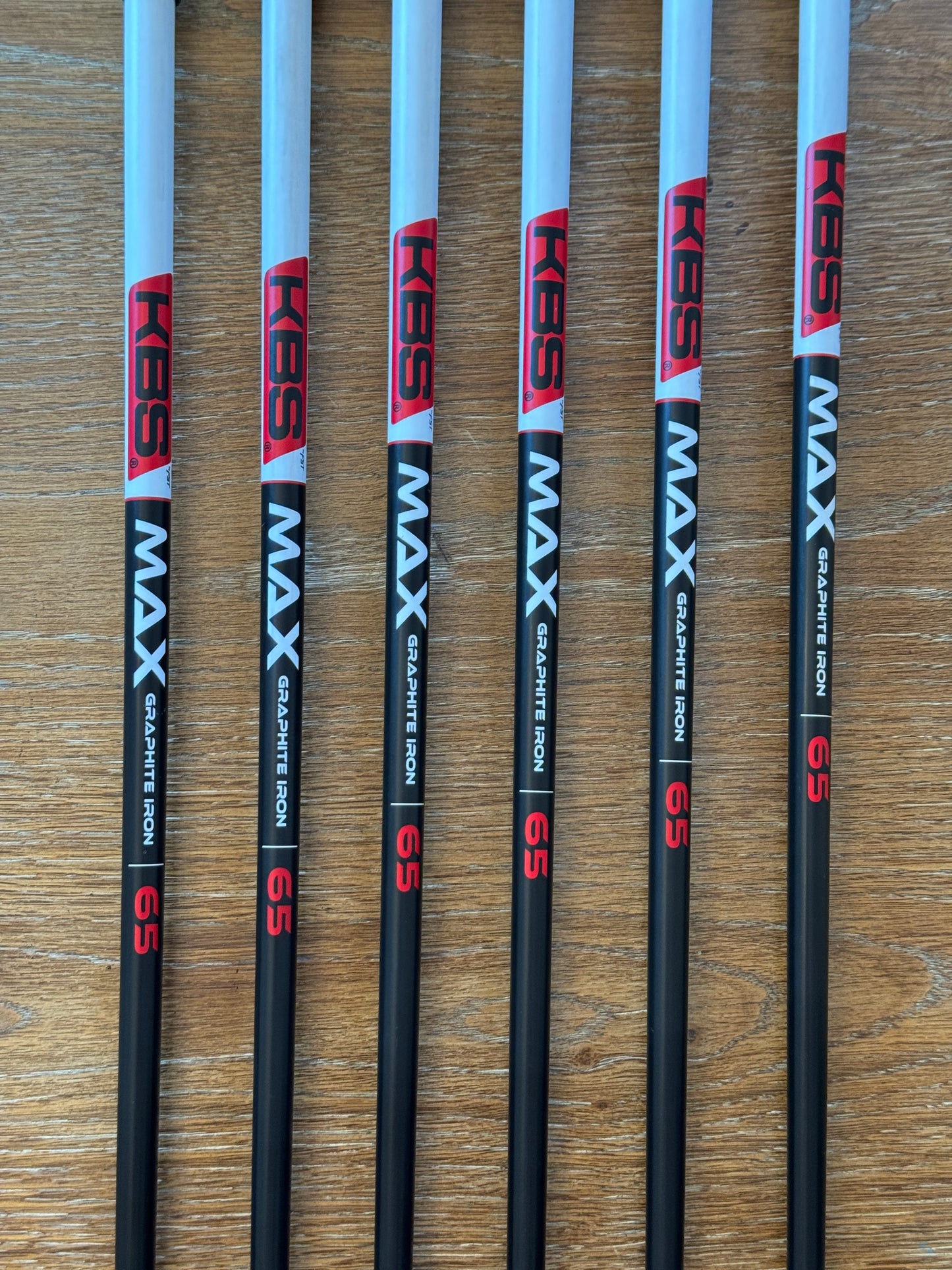 Callaway Paradym Iron Set +1/2” (6-AW) / KBS Max Graphite 65 R shafts (regular)