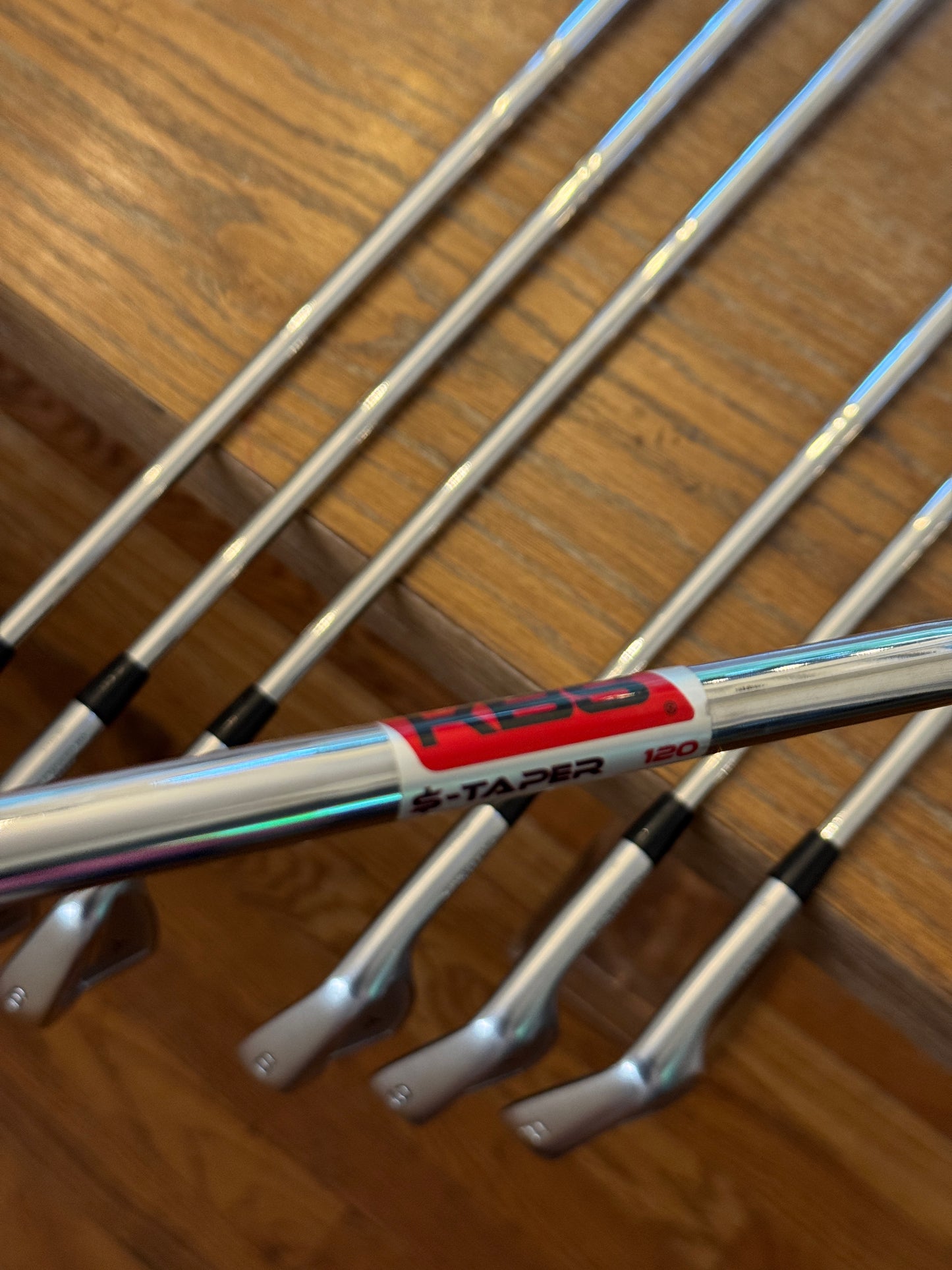 Mizuno JPX 921 Tour Iron Set (4-PW) / KBS $-Taper 120 S shafts (stiff)