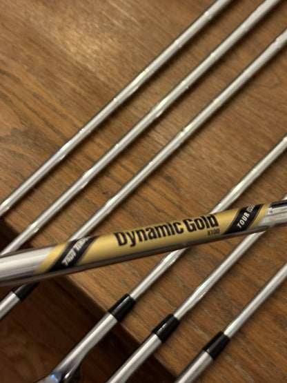 Titleist T150/T100 ‘23 Iron Set +1/2” (5-GW) / Dynamic Gold X100 shafts Xtra Stiff