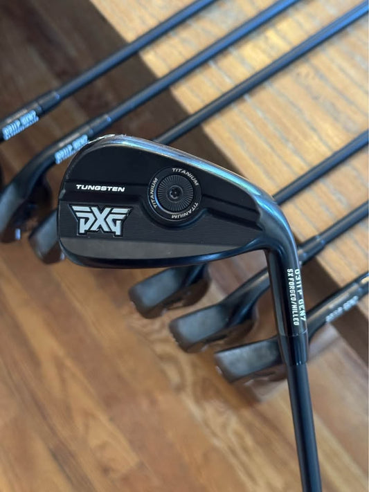 PXG 0311P GEN7 Iron Set (5-GW) / KBS Black TGI 80 shafts (stiff)