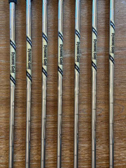 Titleist T100S / 620 MB Combo Iron Set (4-PW) / Dynamic Gold X100 shafts (xtra stiff)