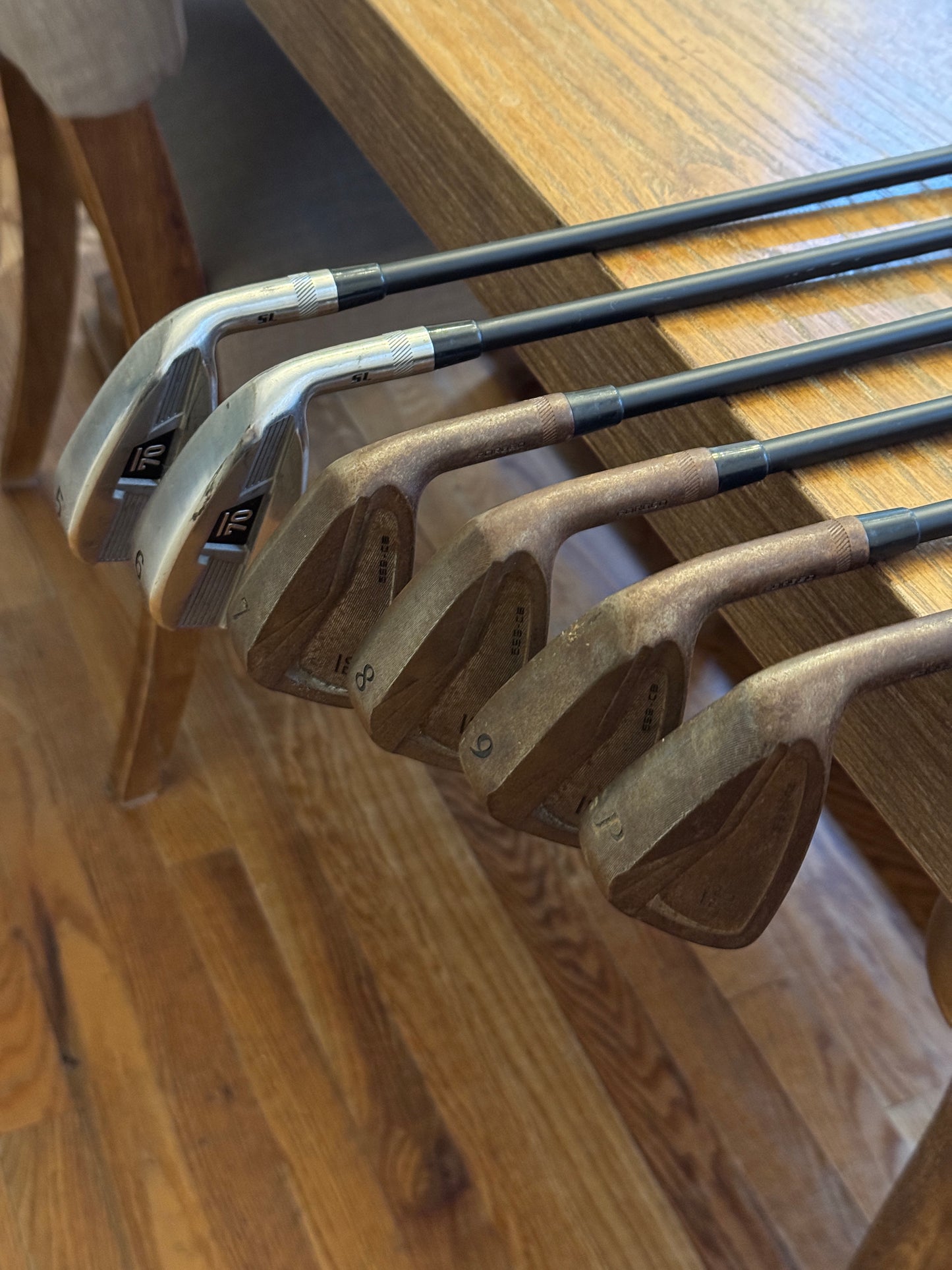 Sub70 699/659 CB Raw Combo Iron Set +3/4” (5-PW) / KBS TGI 80 S shafts (stiff)
