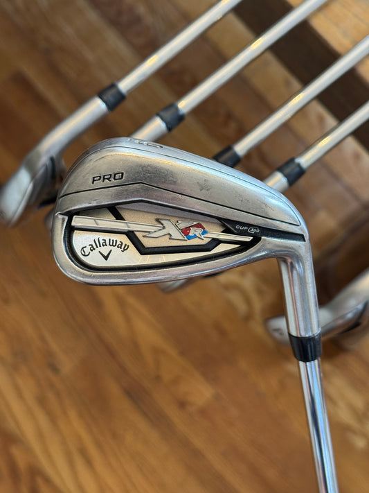 Callaway XR Pro Iron Set (5-PW) / Stiff steel shafts