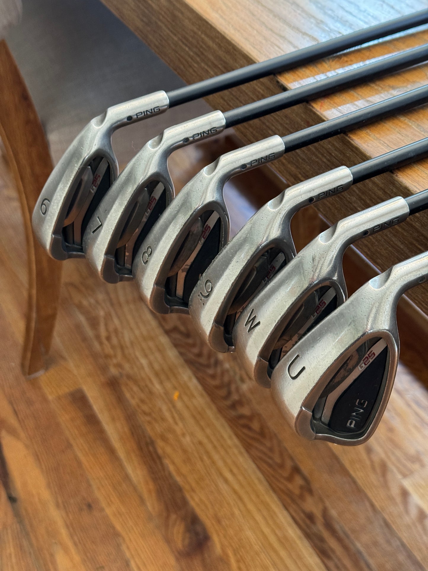 Ping G25 Iron Set (6-UW) / Ping TFC 189 R shafts (regular)