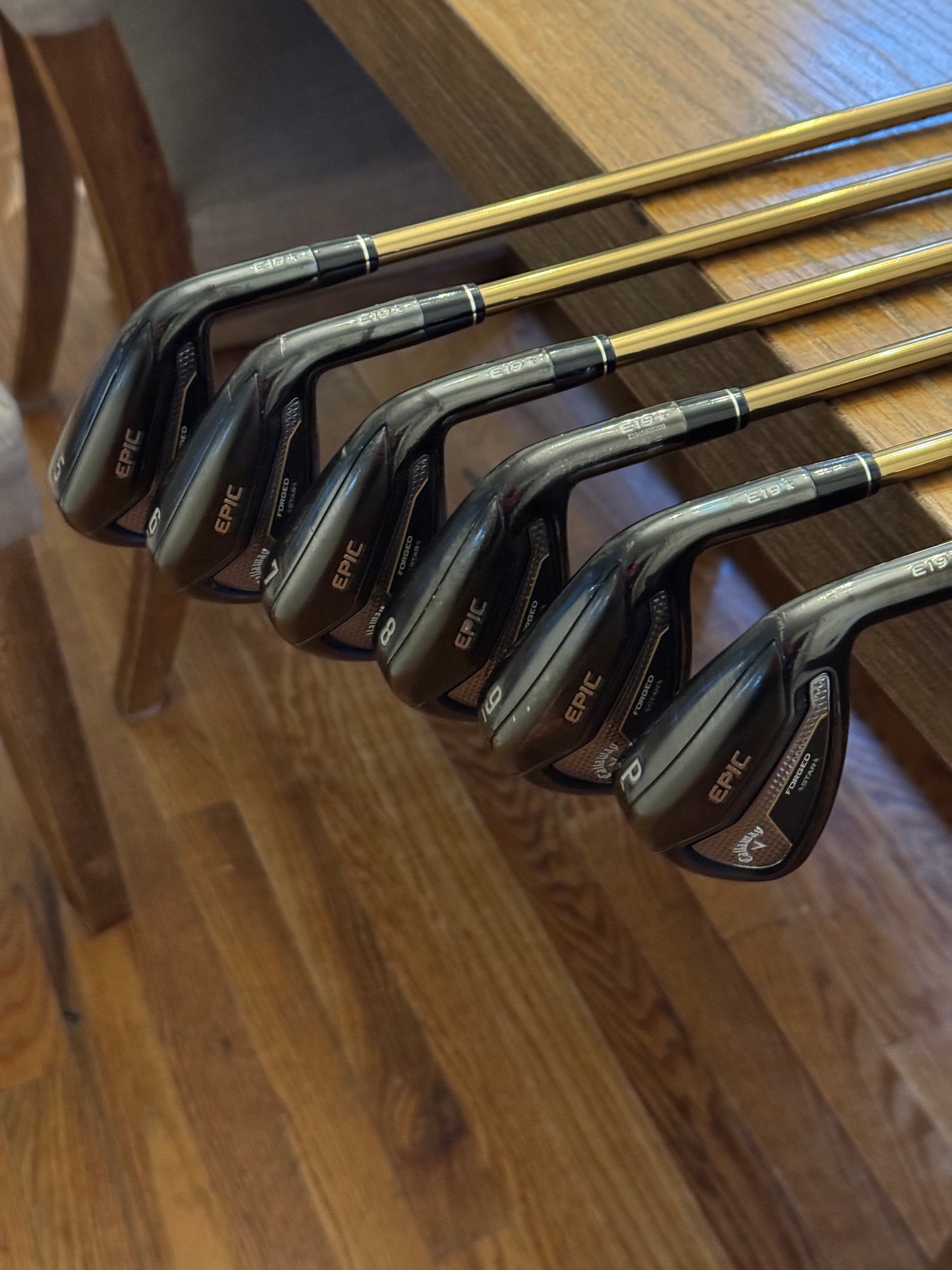 Callaway Epic Forged Star E19* Iron Set (5-PW) / ATTAS Speed 50 A shafts (senior)