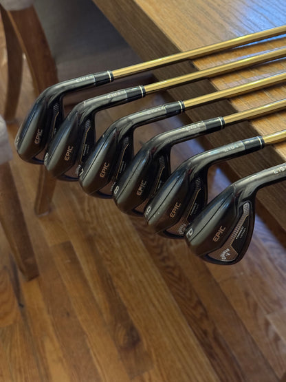 Callaway Epic Forged Star E19* Iron Set (5-PW) / ATTAS Speed 50 A shafts (senior)