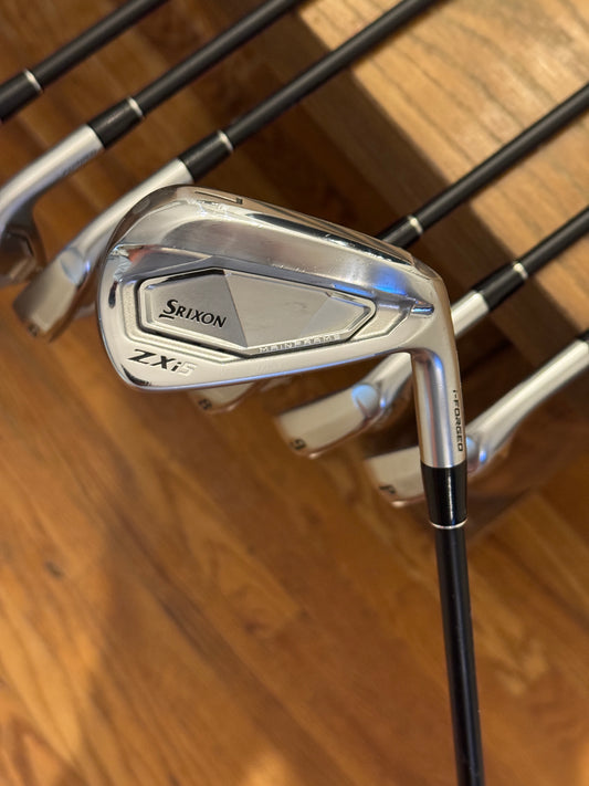 Srixon ZXi5 Forged ‘25 Iron Set (4-PW) / KBS TGI Black 60R shafts (regular)