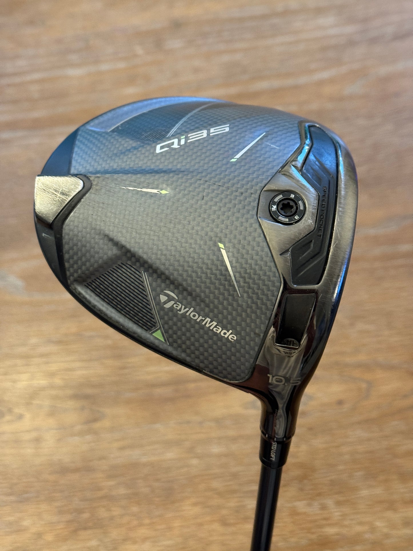 Taylormade Qi35 Driver (10.5°) / Diamana T+ 60S shafts (stiff)
