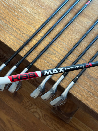 Srixon ZXi4 Forged ‘25 Iron Set (5-AW) / KBS Max Graphite 55 Sr shafts (senior)