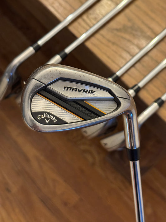 Callaway Mavrik Iron Set (6-AW) / Elevate 95 S shafts (stiff)