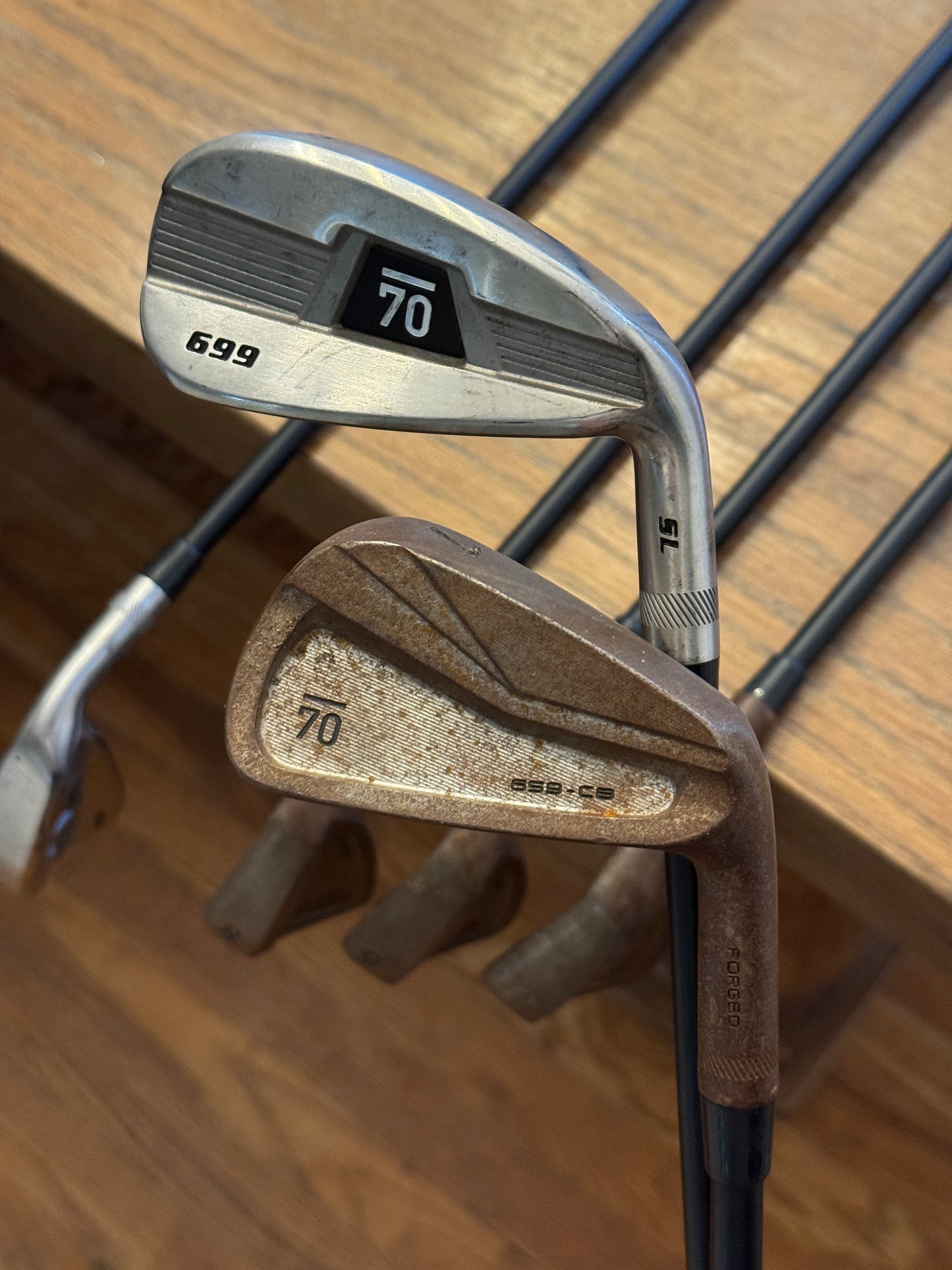 Sub70 699/659 CB Raw Combo Iron Set +3/4” (5-PW) / KBS TGI 80 S shafts (stiff)