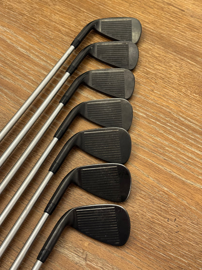 PXG 0211 XCor2 Black Iron Set (4-PW) / KBS Tour C-Taper 130X shafts Xtra Stiff