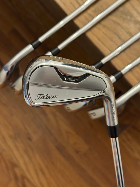Titleist T200 ‘21 Iron Set +1/2” (5-PW) / Project X LZ 6.0 120g shafts (stiff)