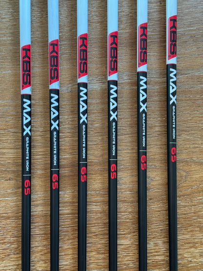 Callaway Paradym Iron Set (6-AW) / KBS MAX Graphite 65S shafts (stiff)
