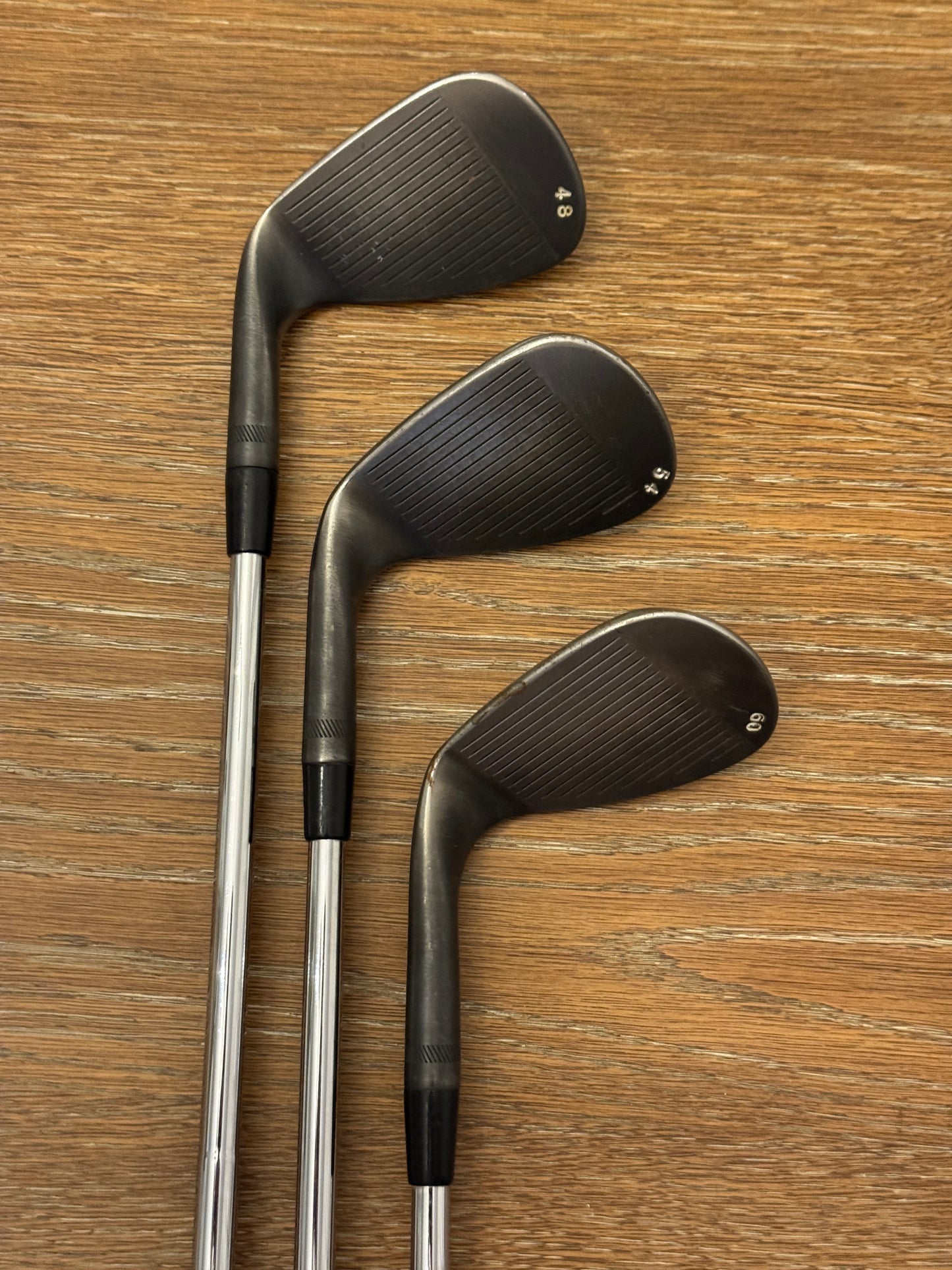 *CUSTOM STAMPED* Titleist SM8 Black Wedge Set (48°, 54°, 60°)