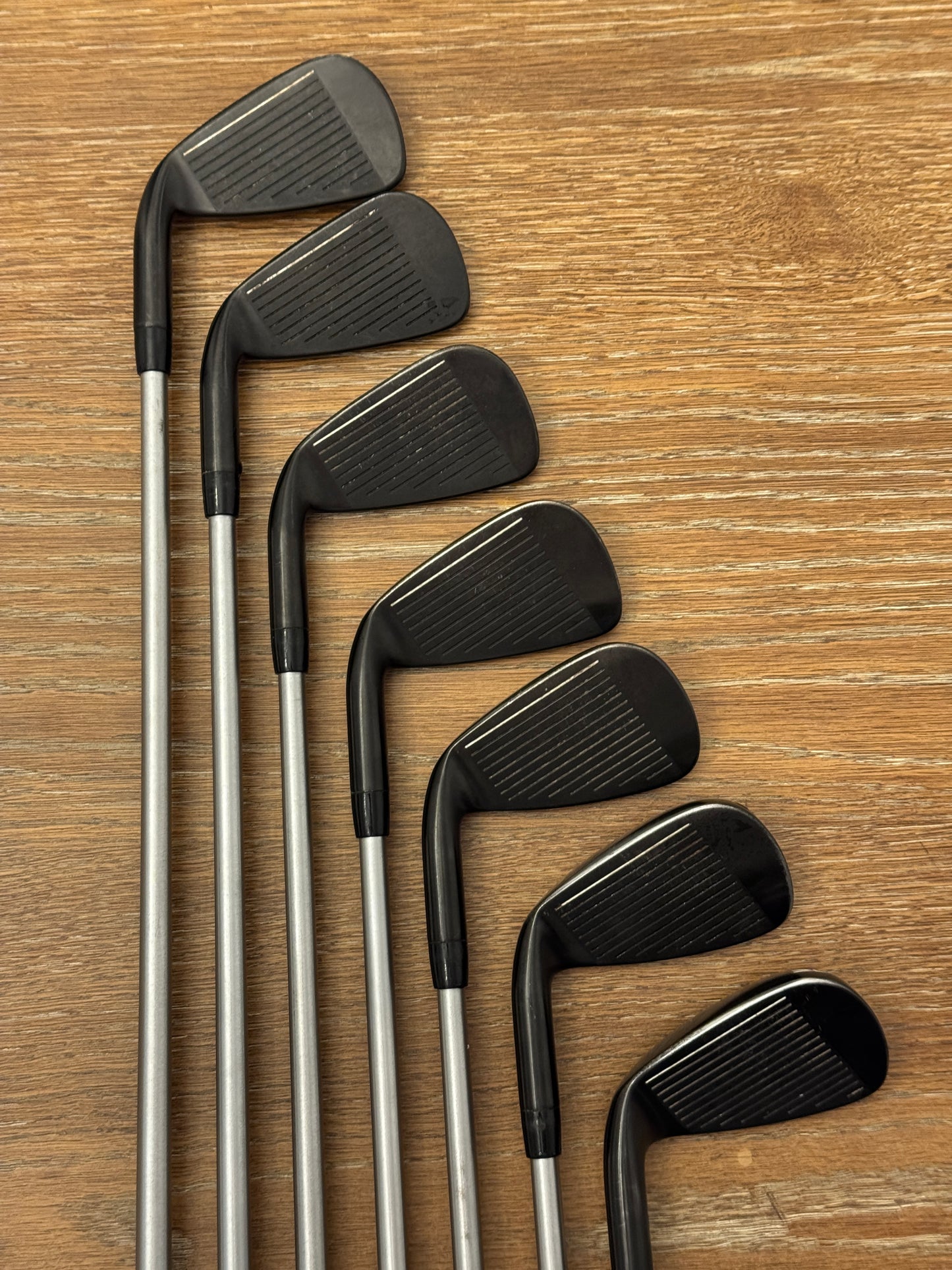 PXG 0211 XCor2 Black Iron Set (4-PW) / KBS Tour C-Taper 130X shafts Xtra Stiff