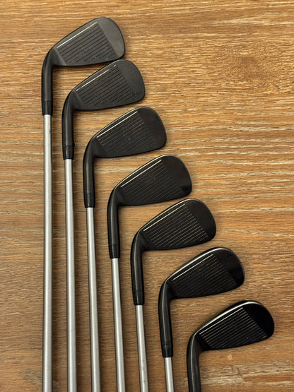 PXG 0211 XCor2 Black Iron Set (4-PW) / KBS Tour C-Taper 130X shafts Xtra Stiff