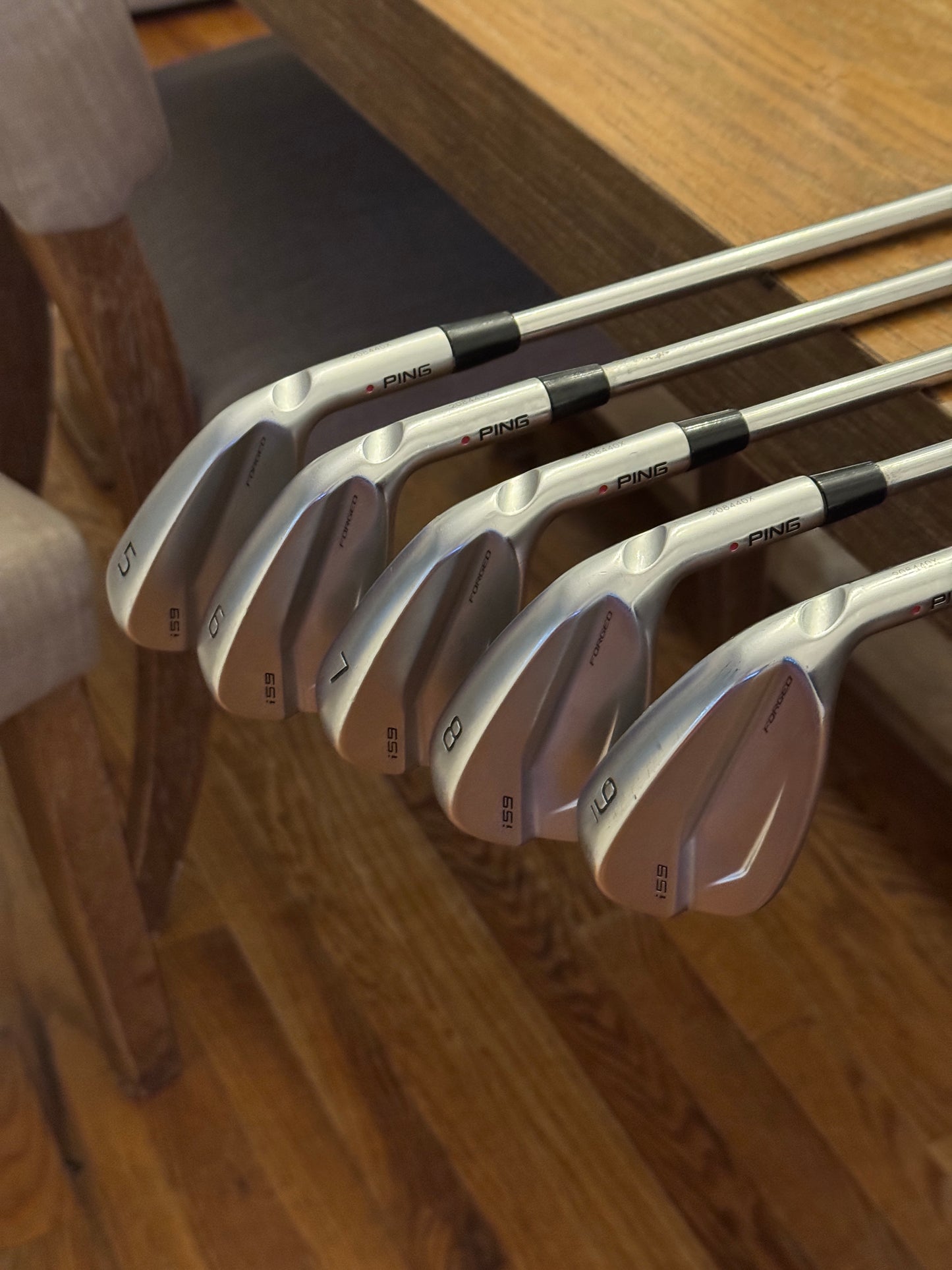 Ping i59 Iron Set (5-9 iron) / Project X 6.5 shafts (xtra stiff)