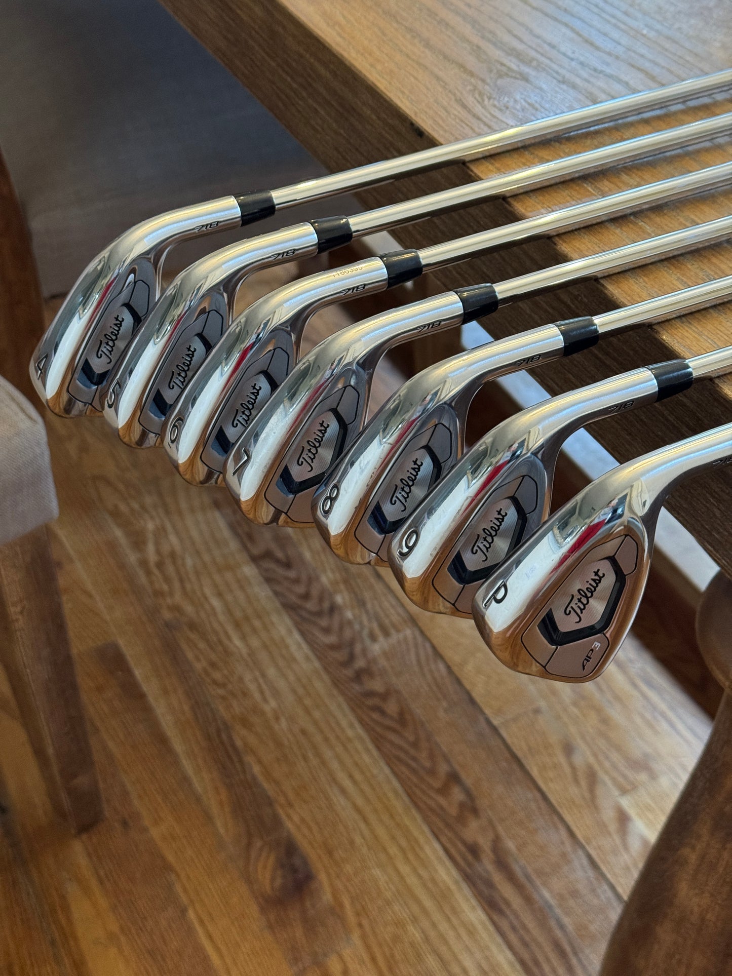 *MINT* Titleist 718 AP3 Iron Set -1/2” (4-PW) / AMT Black R300 shafts (regular)