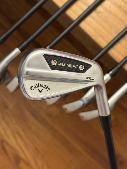 Callaway Apex Pro ‘24 Iron Set (4-PW) / KBS TGI 80 shafts (stiff)