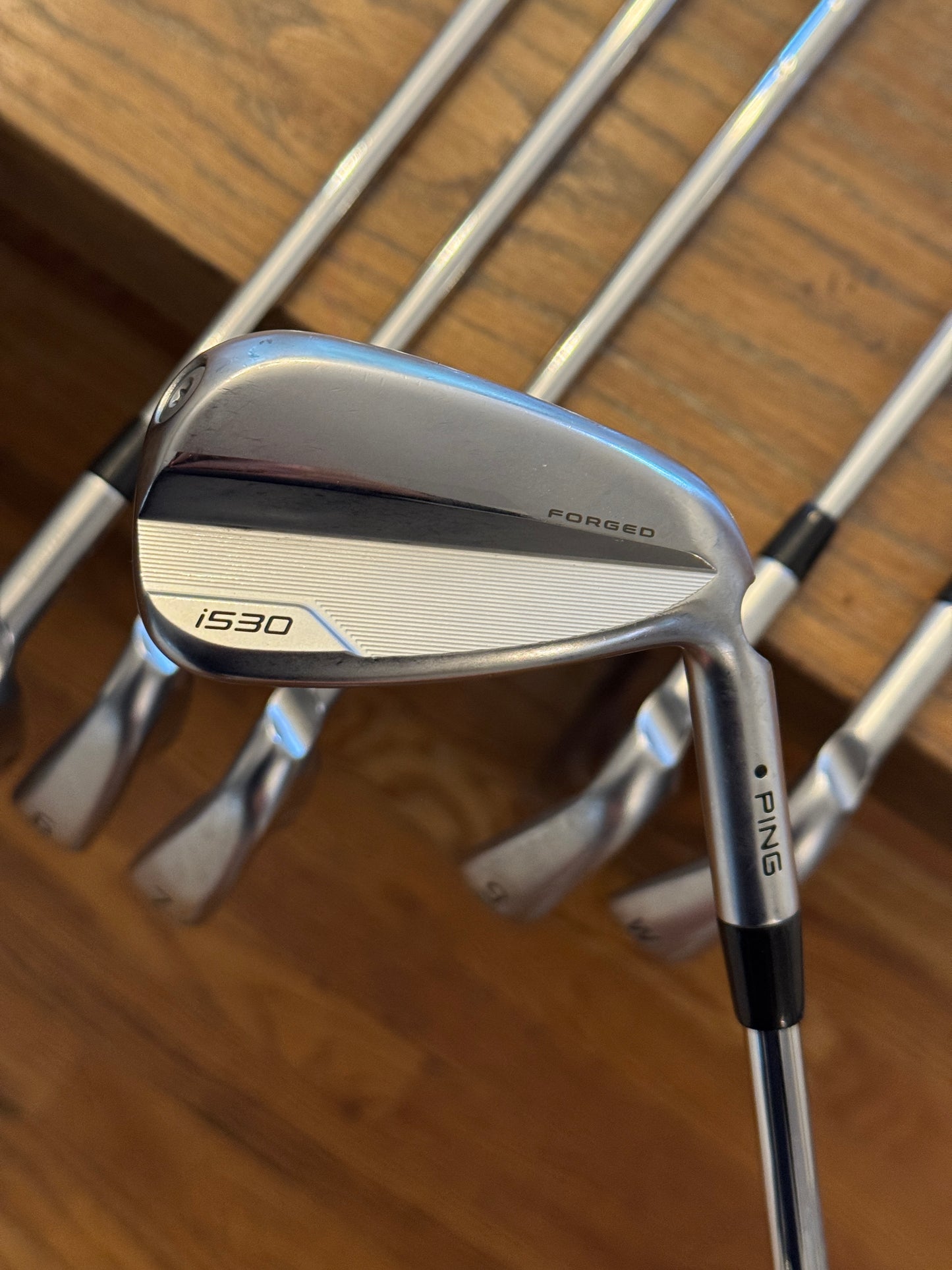 Ping i530 Iron Set (5-PW) / KBS TOUR 120S shafts (stiff)