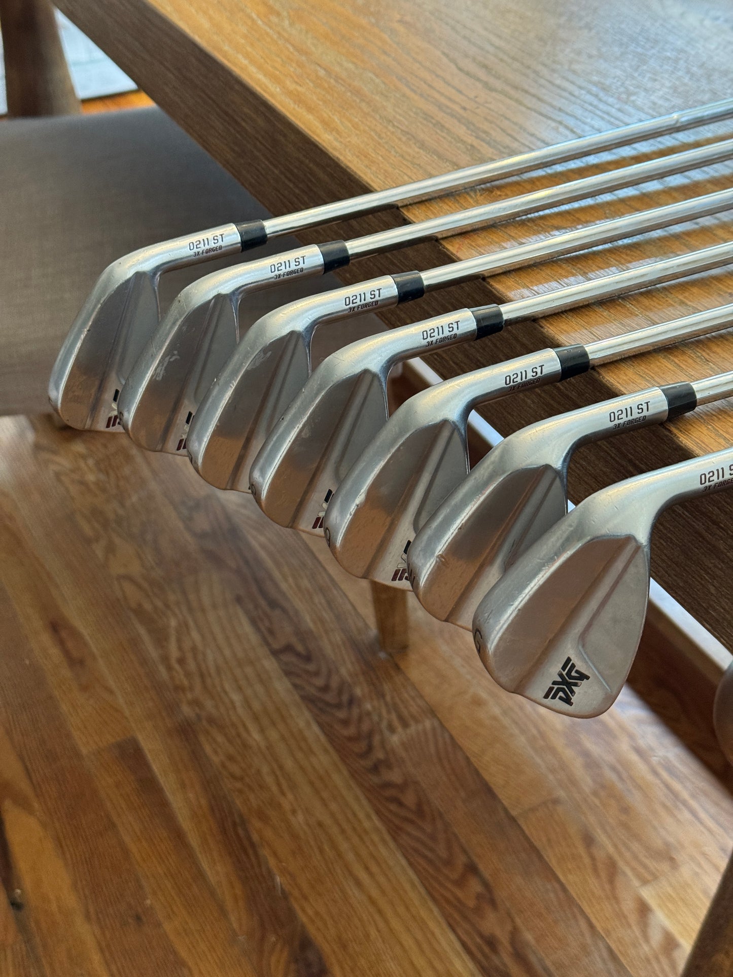 PXG 0211 ST Forged Iron Set (5-GW) / Elevate Tour Pro S shafts (stiff)
