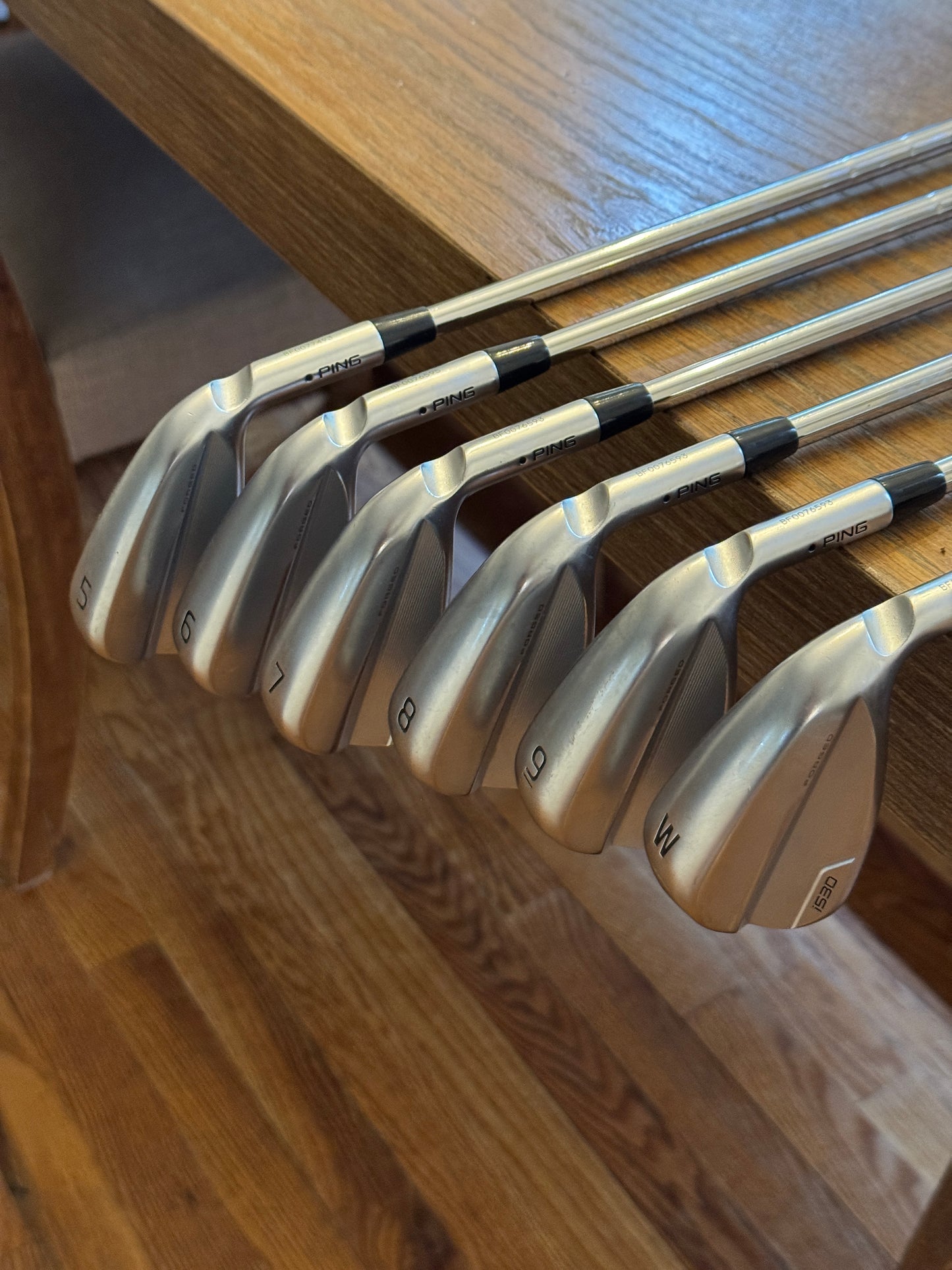 Ping i530 Iron Set (5-PW) / KBS TOUR 120S shafts (stiff)