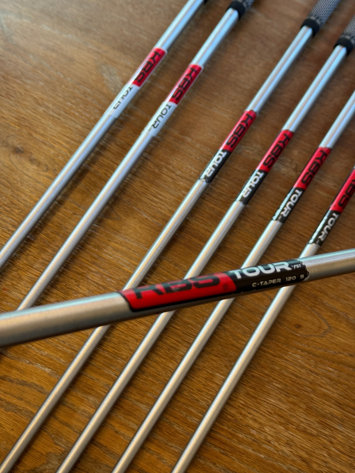 Mizuno MP-15 / MP-18 Forged Iron Set (4-PW) / KBS C-Taper 120 S shafts (stiff)