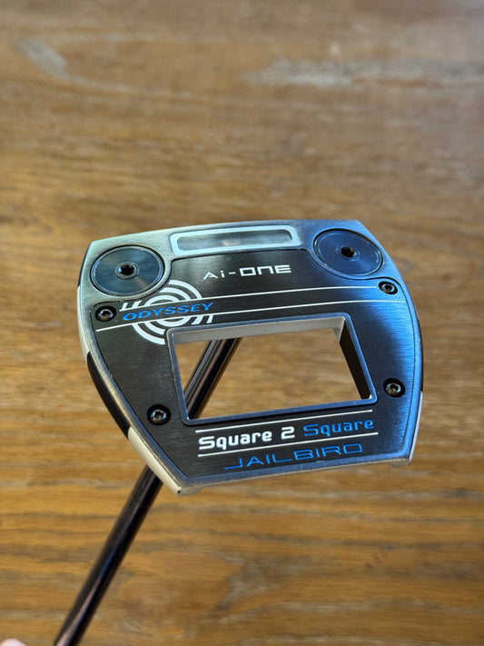 Odyssey Ai-ONE Square2Square Jailbird LH Putter (34”)