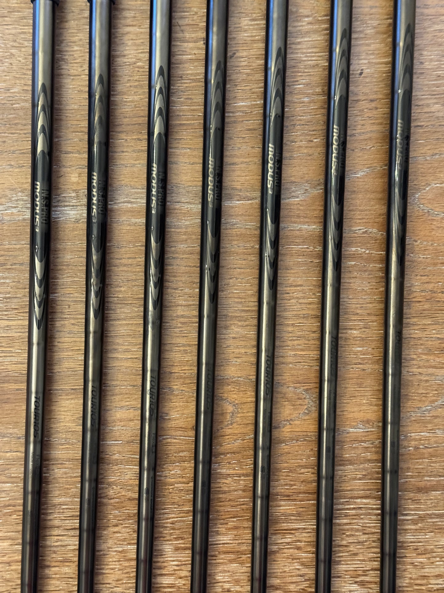 Taylormade P790 ‘25 Gunmetal Black Iron Set (4-PW) / BLACKED N.S. Pro Modus3 Tour105 shafts (stiff)