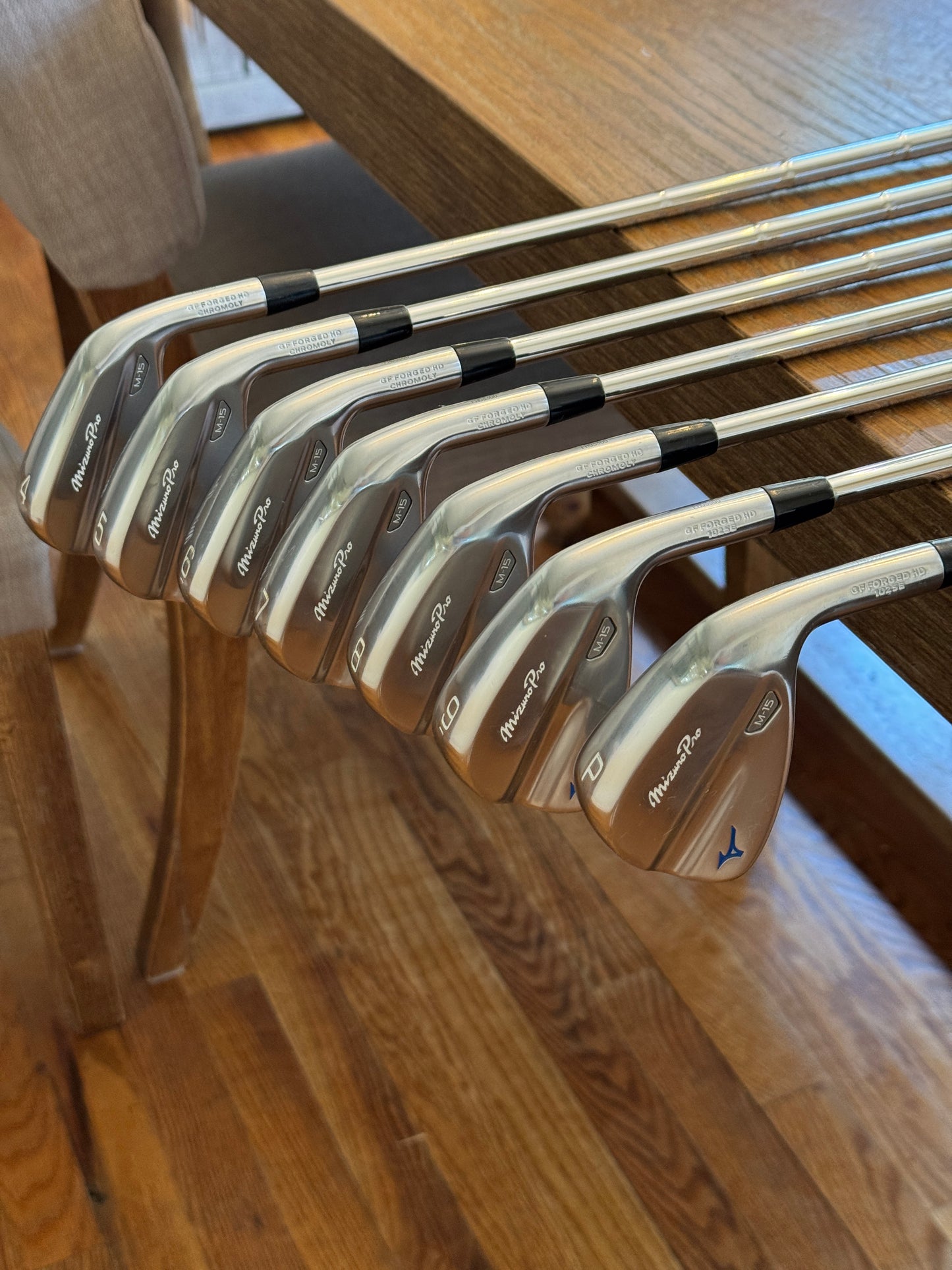 *MINT* Mizuno M-15 Forged Iron Set (4-PW) / True Temper AMT Silver S shafts (stiff)