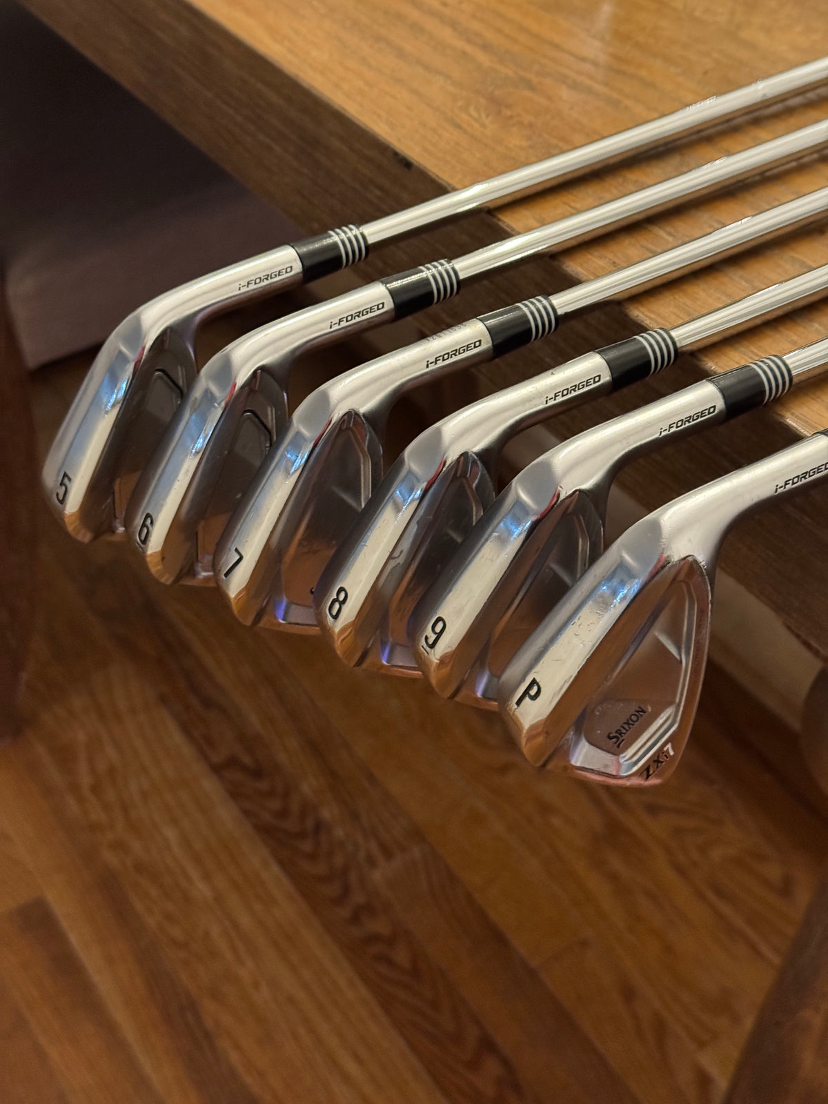 Srixon ZXi5/ZXi7 '25 Forged Combo Iron Set (5-PW) / Dynamic Gold X100 shafts (xtra stiff)