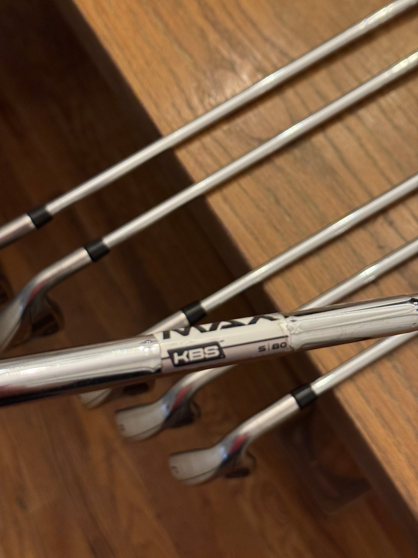 Callaway Mavrik Iron Set (5-PW) / KBS Max 80 S shafts (stiff)