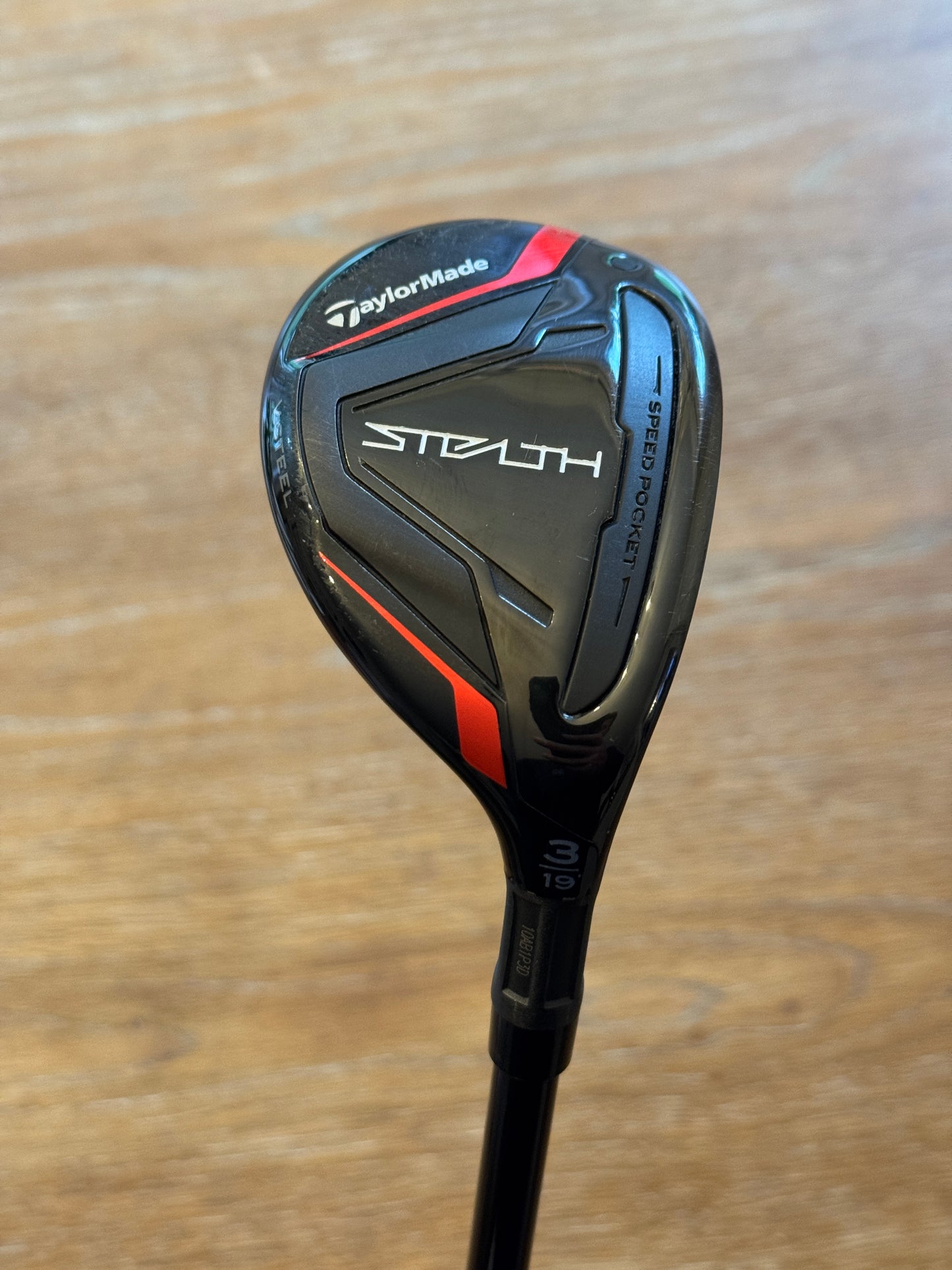 Taylormade Stealth 3-hybrid (19°) / Fujikura Ventus 7-S shaft (stiff)