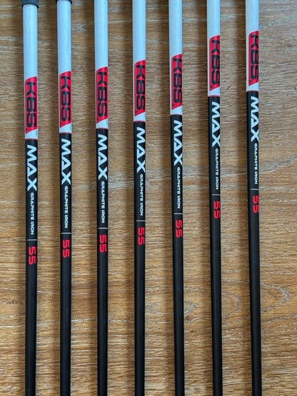 Srixon ZXi4 Forged ‘25 Iron Set (5-AW) / KBS Max Graphite 55 Sr shafts (senior)
