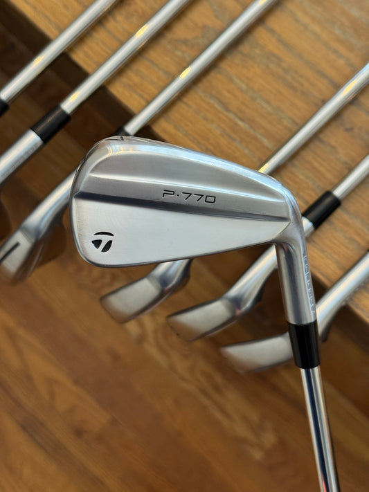 Taylormade P770 Iron Set (4-PW) / KBS TOUR X shafts (xtra stiff)