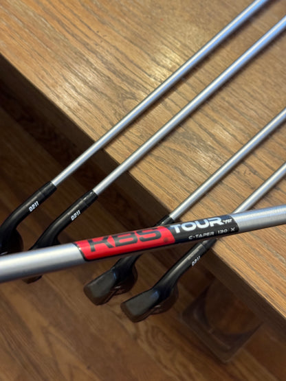 PXG 0211 XCor2 Black Iron Set (6-PW) / KBS TOUR C-Taper 130X shafts (xtra stiff)