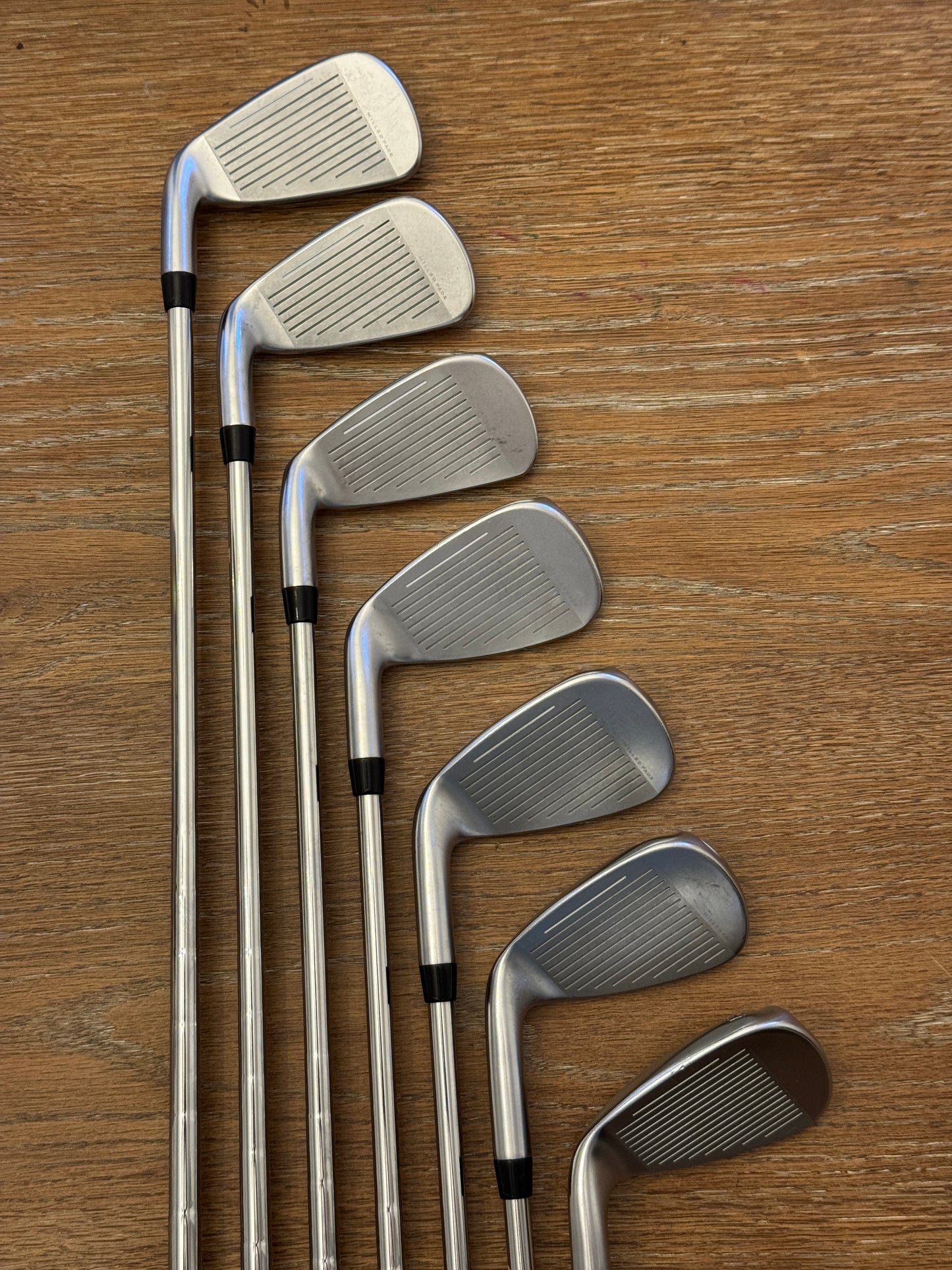 Cobra King Radspeed One-Length Iron Set (5-GW) / KBS Tour 80/90/120 S combo shafts (stiff)