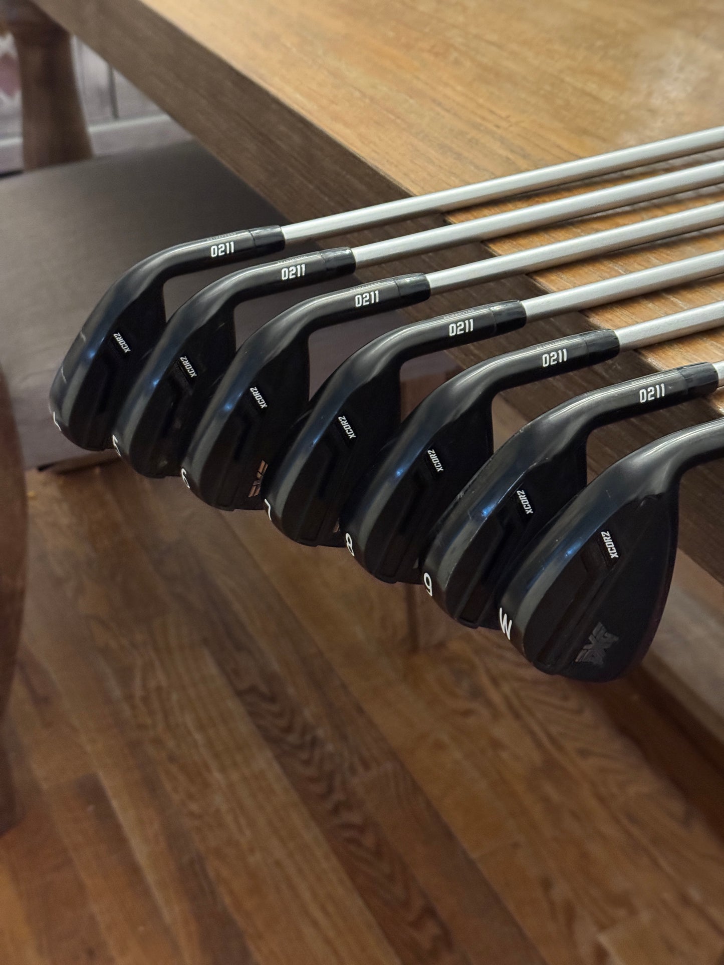 PXG 0211 XCor2 Black Iron Set (4-PW) / KBS Tour C-Taper 130X shafts Xtra Stiff