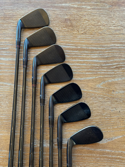 Sub 70 CB/MB Black Combo Iron Set +1/2” (4-PW) / KBS TOUR-V 90 S shafts (stiff)