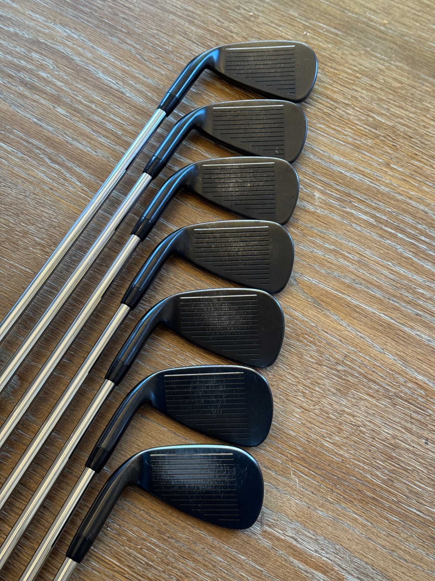 PXG 0311 XP Black Gen5 Iron Set -1” (4-PW) / True Temper Elevate R shafts (regular)