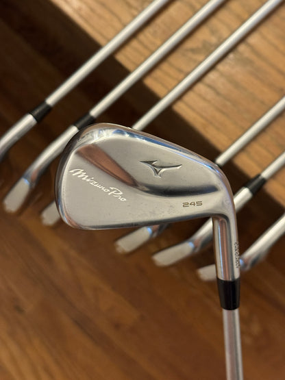 *MINT* Mizuno Pro 245 Iron Set +1/2” (4-PW) / KBS Tour C-Taper Lite 110 S shafts (stiff)