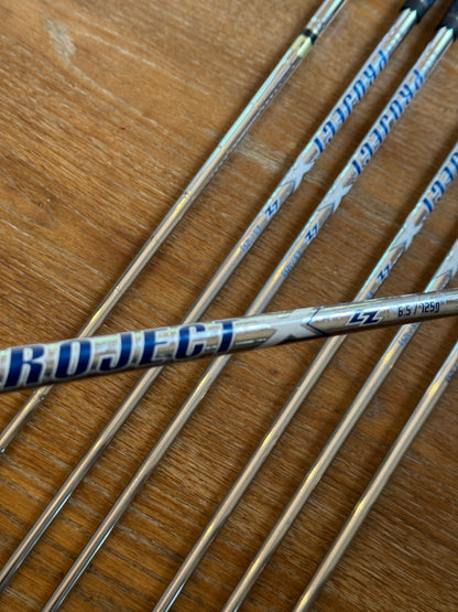 Taylormade P7MB/MC ‘23 Combo Iron Set (4-PW) / Project X LZ 125g 6.5 shafts (xtra stiff)