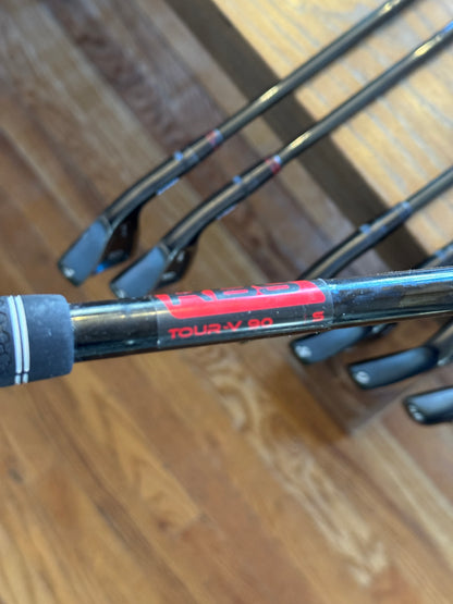 Sub 70 CB/MB Black Combo Iron Set +1/2” (4-PW) / KBS TOUR-V 90 S shafts (stiff)