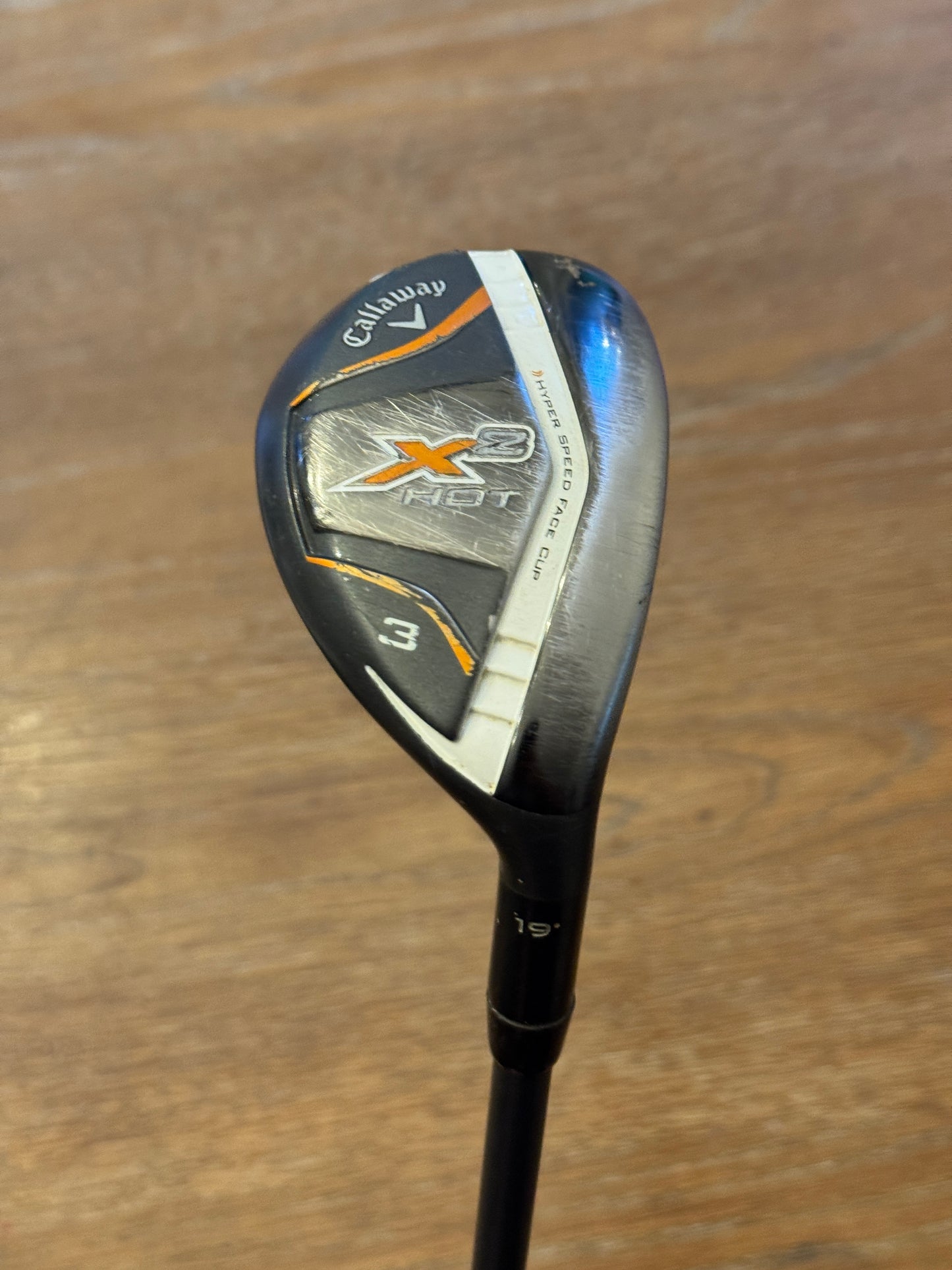 Callaway X2 Hot 3-hybrid (19°) / Project X 6.0 Graphite S shaft (stiff)