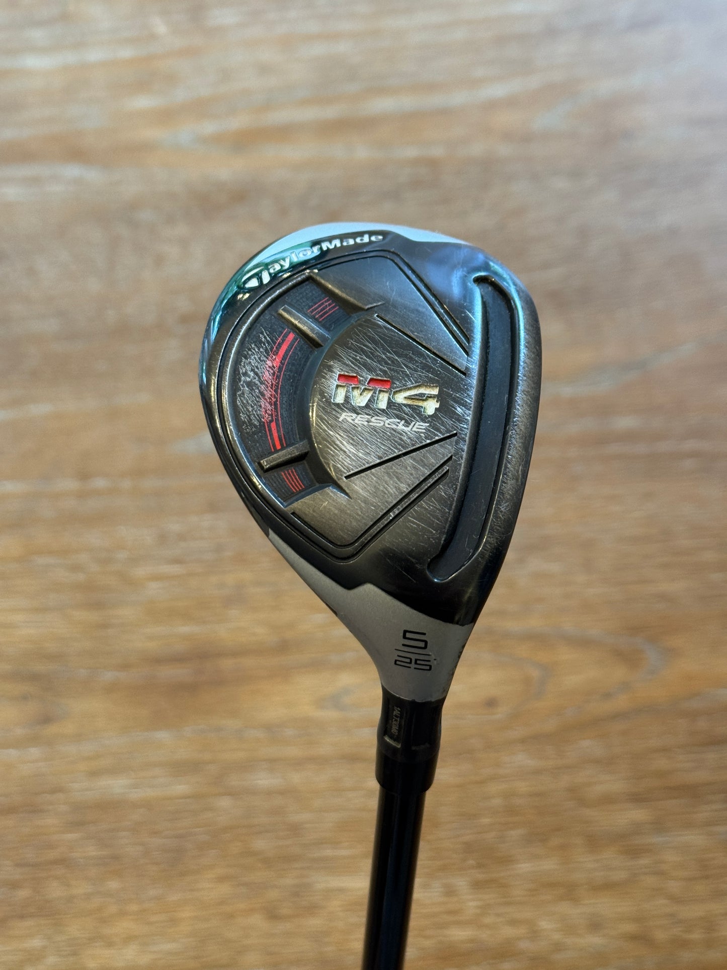 Taylormade M4 5-hybrid (25°) / Fujikura ATMOS 6R shaft (regular)