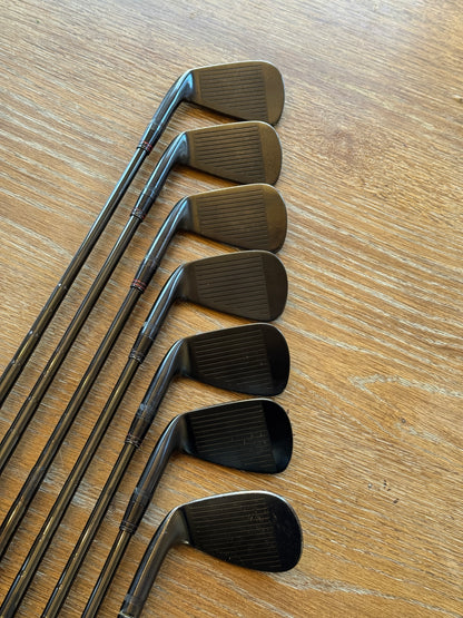 Sub 70 CB/MB Black Combo Iron Set +1/2” (4-PW) / KBS TOUR-V 90 S shafts (stiff)