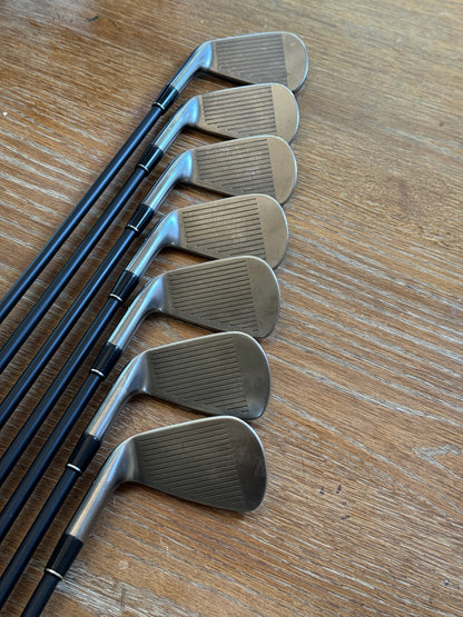 Srixon ZXi7 Black Chrome Forged '25 Iron Set (4-PW) / KBS TGI 90 S+ shafts (stiff)