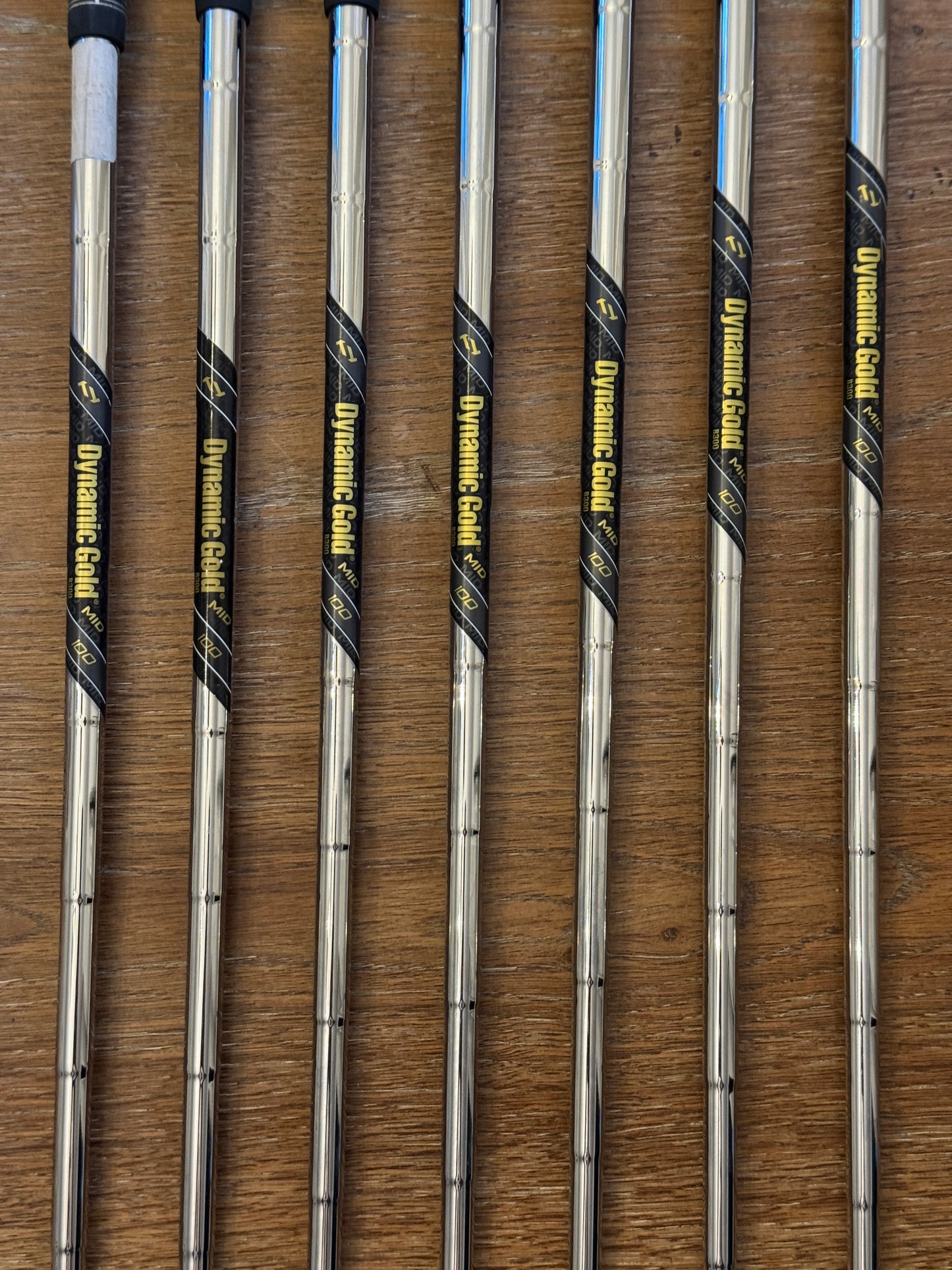 Mizuno Pro 245 Iron Set (5-GW) / Dynamic Gold MID R300 shafts (regular)